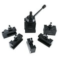 thumbnail image 2 of Accusize Ca Style Professional Wedge Type Quick Change Tool Post Set with 6 Pcs Tool Post Holders, for 14-20'' Swing, 0251-0444, 2 of 12