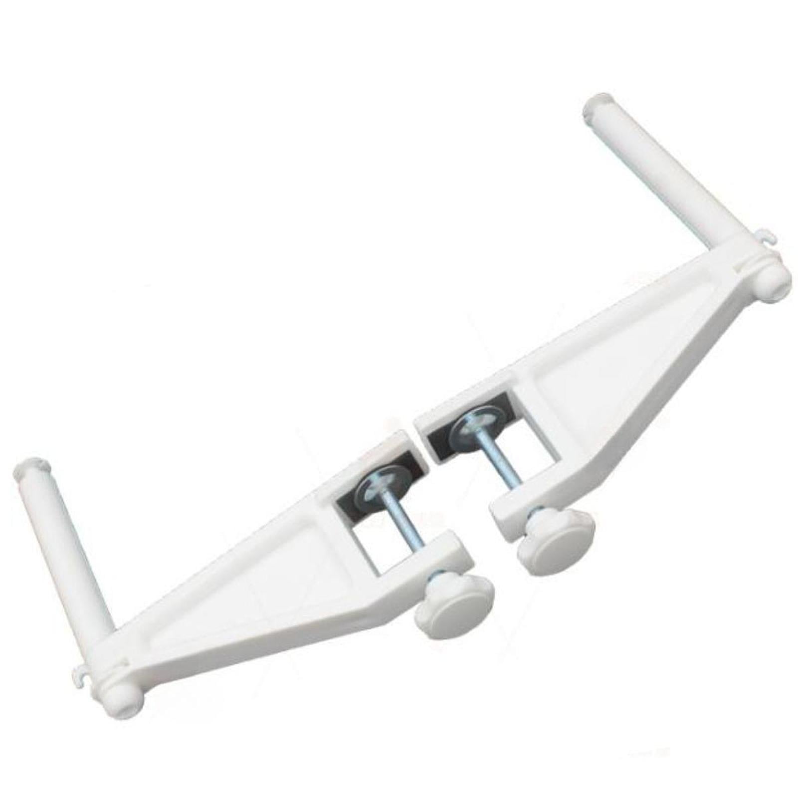 QccHieUs Table Tennis Net Post Set Ping Pong Clamp Net Quick Setup Professional Equipment White