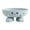 Blue, variant on Blue Soap Dish Leaf-Shape Self Draining For Bathroom Bar Soap Easy Clean Keeps Soap Dry Plastic