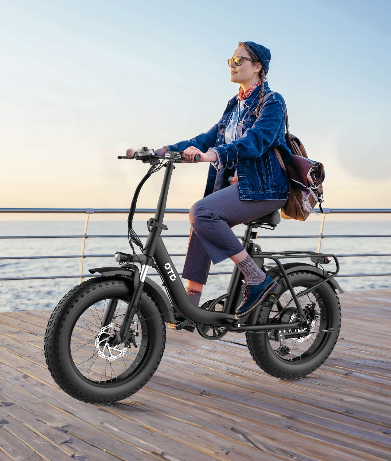 Electric Bikes For Adults [with Password Lock],1000W 20MPH Up to 45 Miles Electric Bicycles, 48V 624WH Removable Battery,20"*4.0" Fat Tire E-Bike,7-Speed（UL 2849）
