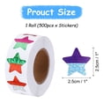thumbnail image 2 of Uxcell 500Pcs Laser Dot Stickers Self-Adhesive Sparkly Stickers Glitter Foil Incentive Stickers for Reward Classroom Teacher Supply Envelope Birthday Package Decoration,Multi Color,1 Inch, 2 of 6