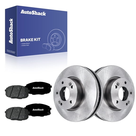 AutoShack Front Brake Rotors & Premium Pads for Hyundai, Elantra 2009-2012, FWD L4 2.0L - 11.02" (280 mm), 5-Lug