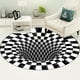 thumbnail image 1 of Alfombra redonda 3D, felpudo para sala de estar, manta para mesa de centro, alfombra decorativa óptica 3D para dormitorio, comedor, oficina, 1 of 8