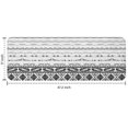 thumbnail image 7 of Black Geometric Diamond Striped Pattern Kitchen Rug Mat,Kitchen Runner Rugs Non Skid Washable,Decorative Kitchen Floor Mats for Kitchen,Sink,Laundry,17"x47.2", 7 of 7