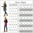 thumbnail image 2 of Powerdelux Women Oversized Button Down Shirt Jacket Boyfriend Plaid Shirts Lantern Sleeve Dress with Pockets, 2 of 6