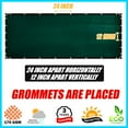 thumbnail image 3 of ShadeMart 8' x 50' Green Fence Privacy Screen Windscreen Cover Shade Fabric Cloth, 90% Visibility Blockage, with Grommets, Heavy Duty Commercial Grade, Zip Ties Included - (We Make Custom Size), 3 of 6