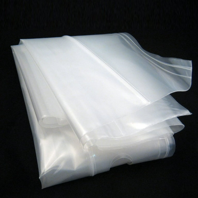 20 Clear Reclosable Plastic Storage Bags 24''x 24''/ 2 Mil JUMBO SIZE Clear  Bags