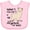 AD-Pink, variant on Inktastic Nana's You Say Alpaca My Bags Boys or Girls Baby Bib
