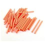 Unique Bargains 50Pcs 7mm Dia Orange Glue Adhesive Stick 100mm for Electric Hot Melt