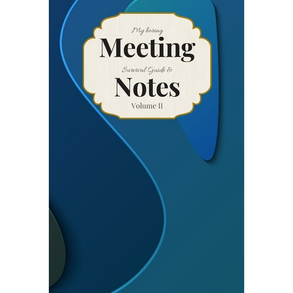 My Boring Meeting Survival Guide & Notes: 6x9 Meeting Notebook and Puzzle Book (Paperback)