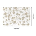 thumbnail image 3 of Disketp Vintage Stylized White Color Mat For Front Door Outside - Doormat Outdoor Entrance - Welcome Mats Outdoor,Outside Entry And Outdoor Entrance 16''X24'', 3 of 9
