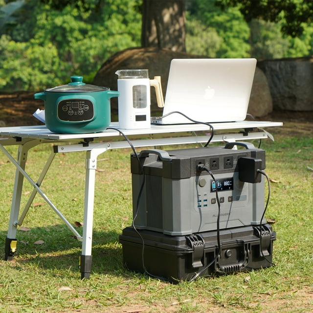 ALLPOWERS 2000W 1500Wh Solar Generator, 4 AC Outlets, XT60 input, Portable Power Station Battery Power Supply for Outdoor Camping, RV, Home Backup , Emergency, CAPA
