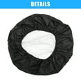 thumbnail image 4 of Unique Bargains Universal 190T Polyester Spare Tire Cover for Jeep Trailer RV SUV Truck Wheel Black-15 Inch, 4 of 6