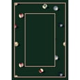 thumbnail image 5 of Milliken Green Bordered Flat Runner Billiards Emerald - Aprx 2' 4" x 23' 2", 5 of 5