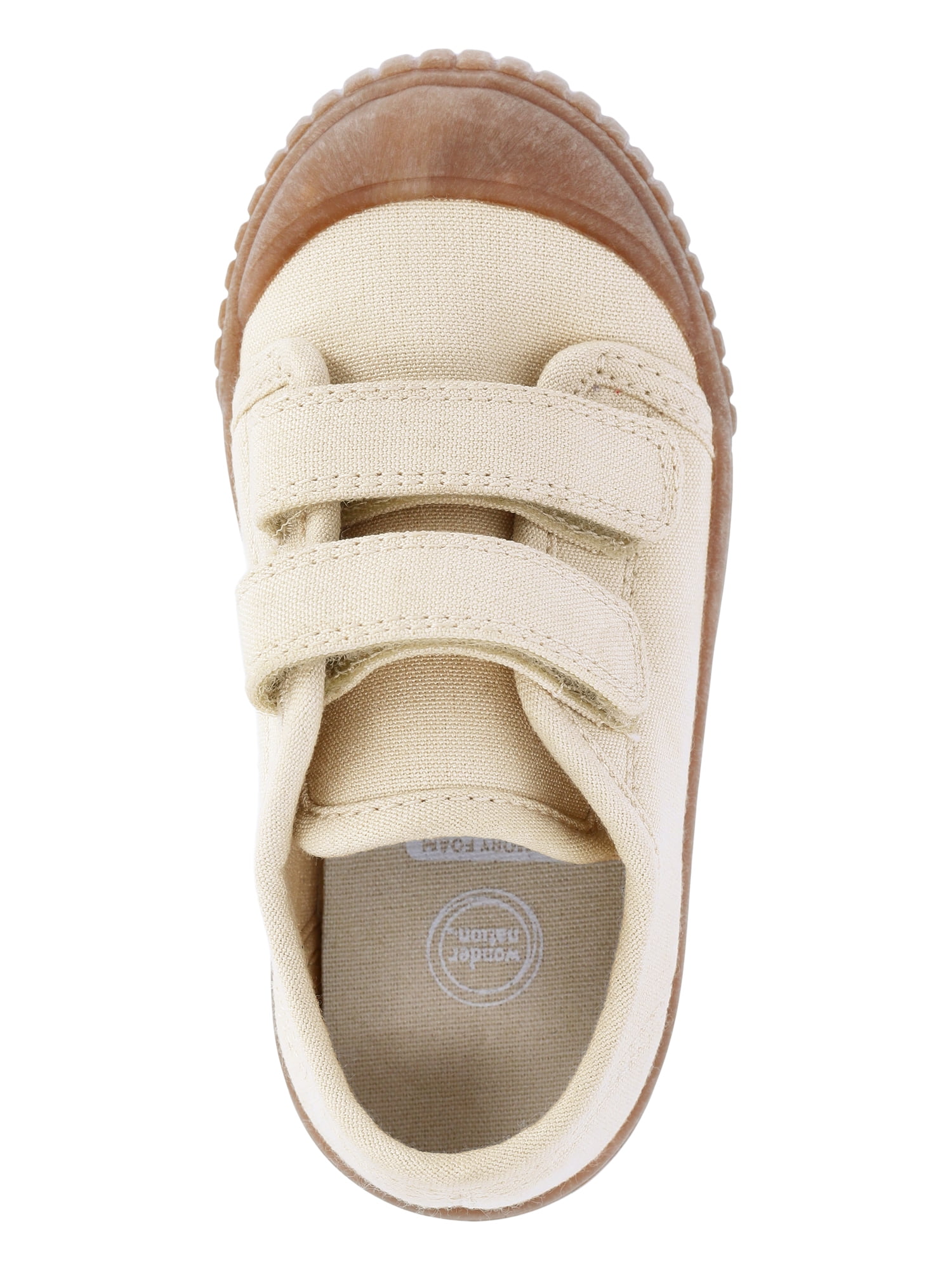 Wonder Nation Baby and Toddler Boys Two-Strap Bump Toe Sneakers