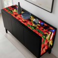 thumbnail image 5 of Puerto Rico Flag Table Runner 72 Inches Long, Frog Red Flower Summer Leaf Kitchen Coffee Dining Table Decoration for Home Party Birthday Wedding Home Decor 13x72 Inches, 5 of 8