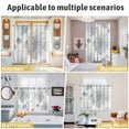 thumbnail image 5 of Beach Coastal Fish Kitchen Curtains Window Panels, Watercolor Sea Ocean Nautical Insulated Window Treatment Curtain, Grommet Curtains for Bedroom/Living Room/Bathroom, 2 Piece 52"Wx72"L, 5 of 8