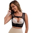 thumbnail image 4 of DARING DIVA Front Closure Shapewear Tank Tops Push Up Posture Corrector L Black, 4 of 6