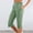Army Green, variant on Business Casual Pants for Women Trendy Mid Waist Lightweight Joggers Leisure Loose Fit Solid Color Pants with Pockets Classic 7/8Th Pants