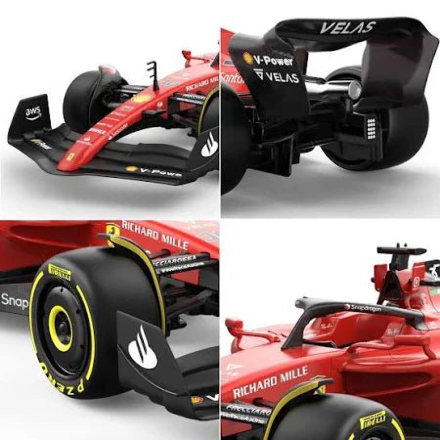 1:18 Ferrari F1-75 Model RC Car 2.4G