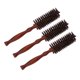 thumbnail image 5 of Peine de peinado con rodillo, cepillo de pelo con rodillo de 3 piezas, cepillo de pelo con rodillo, cepillo de pelo con mango de madera, características de vanguardia, 5 of 5