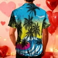 thumbnail image 6 of HomeDM Mens Hawaiian Shirt Summer Beach Short Sleeve Floral Button Down Vacation Tops Tropical Shirt M-3XL, 6 of 9