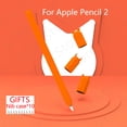 thumbnail image 1 of For Apple Pencil 2/1 Case For iPad Tablet Touch Pen Stylus Cartoon Protective Sleeve Cover Pencil Cases For pencil 2 Orange1, 1 of 6