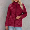 thumbnail image 6 of Women's Winter Short Puffy Coat Hooded Thermal Insulated Jacket For Cold Weather Fashionable Outerwear, 6 of 8