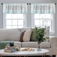 thumbnail image 3 of LALILO Kitchen Curtain Valance Motivational Rod Pocket Window Curtain 52"x 18" Set of 2, 3 of 6