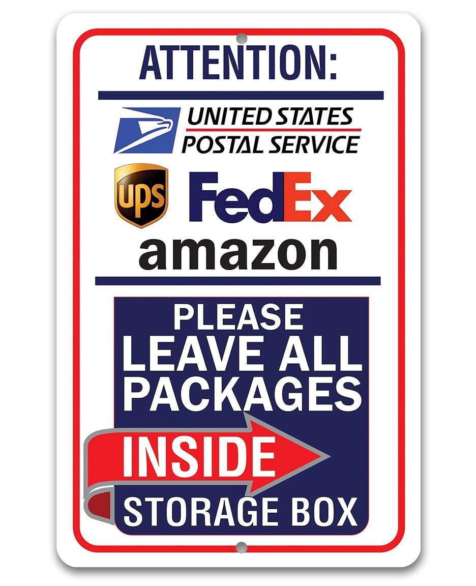 Delivery Sign for Package and Box DeliveriesPlease Leave All Packages