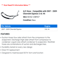 thumbnail image 2 of A/C Hose - Compatible with 2007 - 2009 Chevy Equinox 3.4L V6 2008, 2 of 2
