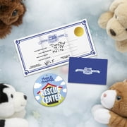 Hugs and Cuddles Rescue Center 10 Husky Plush, Ultra-Soft Stuffed Dog, Includes Adoption Certificate, Fluffy & Huggable