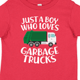thumbnail image 4 of Inktastic Just a Boy Who Loves Garbage Trucks Boys Toddler T-Shirt, 4 of 5