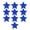 Blue, variant on 10Pieces High Visibility Reflective Star Car Stickers Warning Tapes Self-Adhesive Waterproof for Bikes Truck Motorcycle
