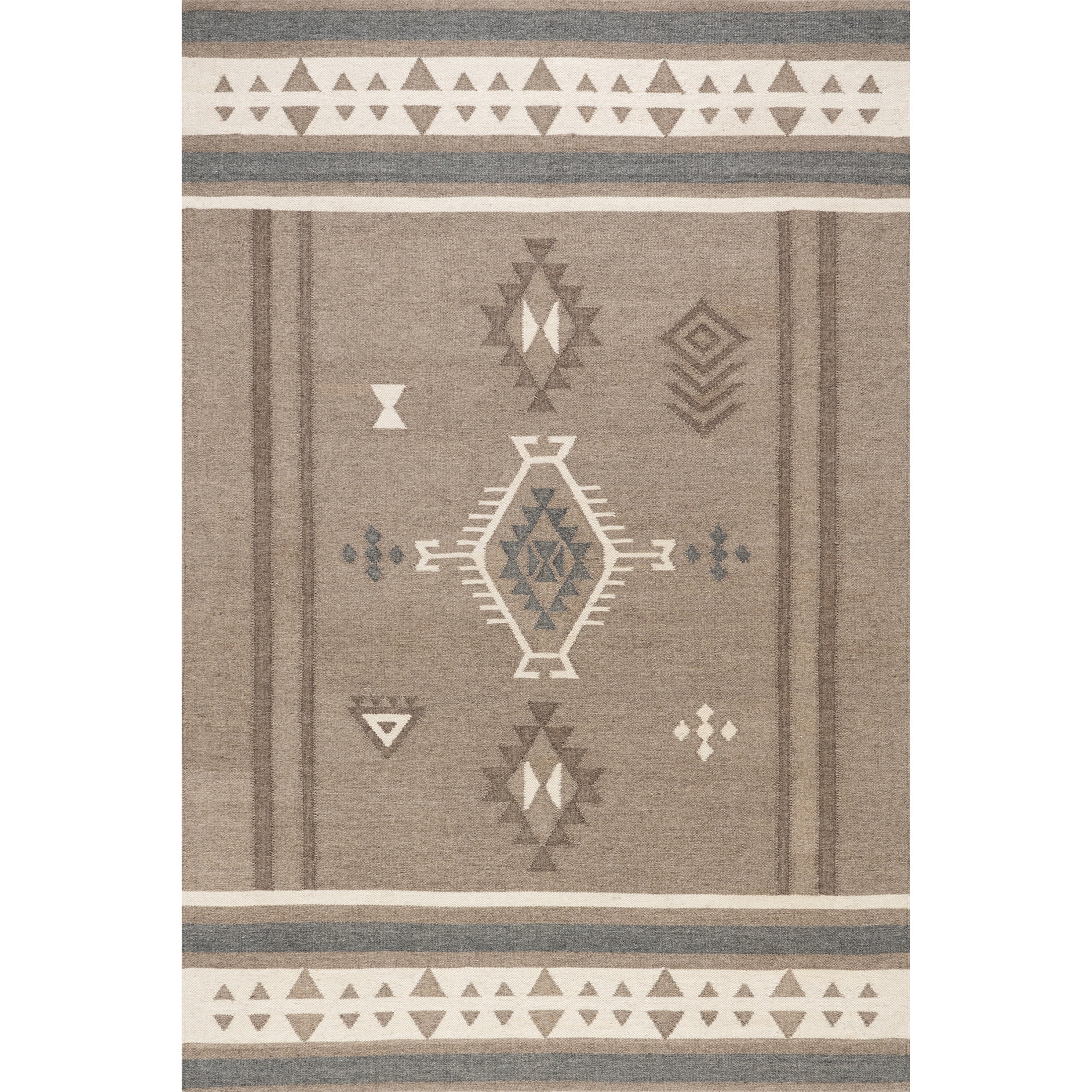 Rugs USA Westerly Southwestern Wool Blend Area Rug, 2' 6" x 8', Runner, Westerly Taupe