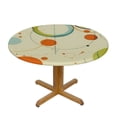 thumbnail image 3 of HAOXIT Autumn Maple Leaf Round Fall Table Cover Washable s for Kitchen Dining Party 38-42, 3 of 8