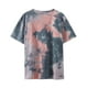 thumbnail image 5 of Blusa suelta de manga corta con cuello redondo y estampado a la moda para mujer Pompotops  hfajkhk132768, 5 of 8