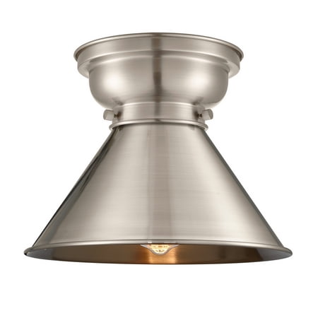 

Innovations 623-1F-SN-M10-SN Briarcliff 1 Light 10 inch Flush Mount Brushed Satin Nickel