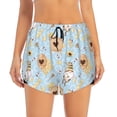 thumbnail image 4 of Lsque Cute Gnome Bee Collects Honey Printed Women's Running Shorts with Liner Pockets,Elastic Quick Dry Workout Athletic Gym Yoga Shorts,Womens High Waist Shorts-Small, 4 of 9