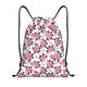 thumbnail image 1 of Fotbe Rose Flowers Bolsa Mochila con Cordón Estampada, Bolsa de Gimnasio Deportiva, Bolsa Cinch, Bolsa con Cordón para Hombres y Mujeres-Small, 1 of 6
