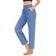 thumbnail image 2 of TaTaai Women's Loose Fit Yoga Pants with Pockets High Waist Stretchy Long Pants Casual Athletic Lounge Bottoms Tummy Control Non See Through Relaxed Fit Gift, 2 of 7