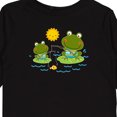 thumbnail image 4 of Inktastic Fishing Frogs Cute Fisherman Boys Long Sleeve Toddler T-Shirt, 4 of 5