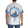 thumbnail image 3 of Kdxio Men'S Hawaiian Shirt For Men Short Sleeve Shirt Not All Who Wander Are Lost2 Summer Casual Holiday Beach Button Down T-Shirts, 3 of 5