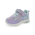 thumbnail image 2 of Munchkin by Stride Rite Toddler Girl Lighted Petal Athletic Sneaker, Lavender, 2 of 2