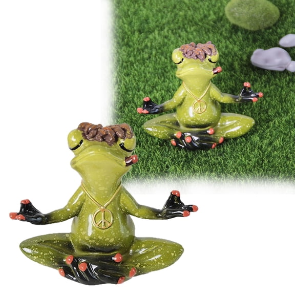 Zen Meditation Desktop Ornament - Unique Resin Figurine for Home Decoration Ideal for Yoga Lovers and Spaces