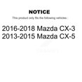 thumbnail image 2 of TEC Rear Ceramic Disc Brake Pads TEC-1624 for Car Mazda CX-5 CX-3, 2 of 10