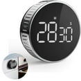 thumbnail image 2 of Digital kitchen timer with magnetic mount, kitchen alarm clock LCD screen, timer egg timer, ideal for cooking, baking, studying, etc, 2 of 8