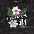 thumbnail image 4 of Inktastic Louisiana Girl Magnolia Flowers and Leaves Girls Baby Bodysuit, 4 of 5