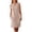 *1-Khaki, variant on VBVC Women's Cotton Linen Sleeveless Shift Dress , Summer Button Front Tank Dress For Women , Ladies' Solid Color Mini Dresses with Pockets, S-2XL