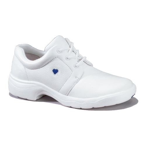 nurse mates white leather shoes